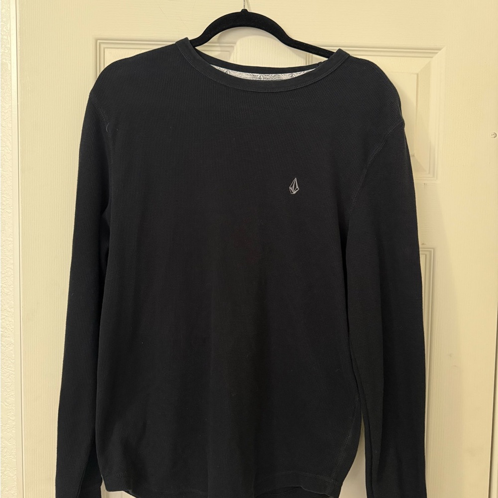 Volcom Men's Black Crewneck Sweater